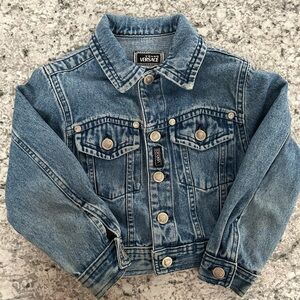 Versace Kids Classic Blue Jean Jacket